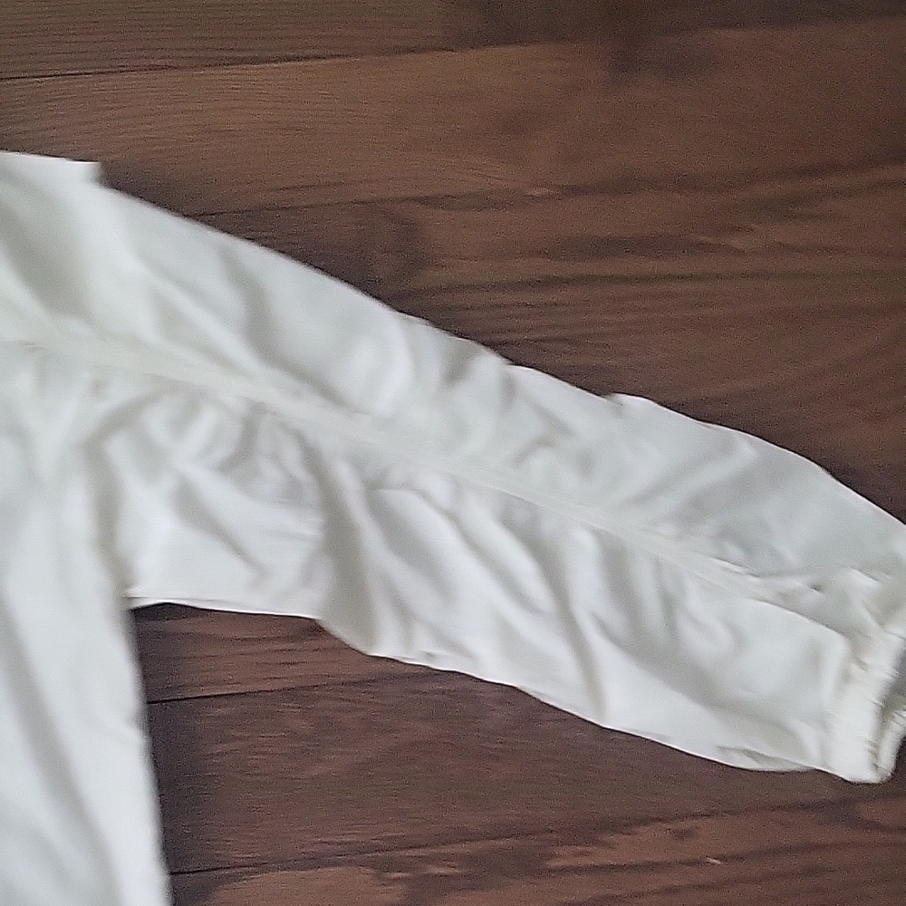 White Zip-Up Jacket - Picture 8 of 9